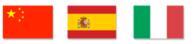 A flag of spain with the coat of arms on it.